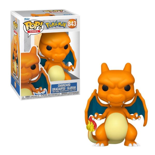 FUNKO POP POKEMON Charizard 843 In box (11x16cm) …x6…X36